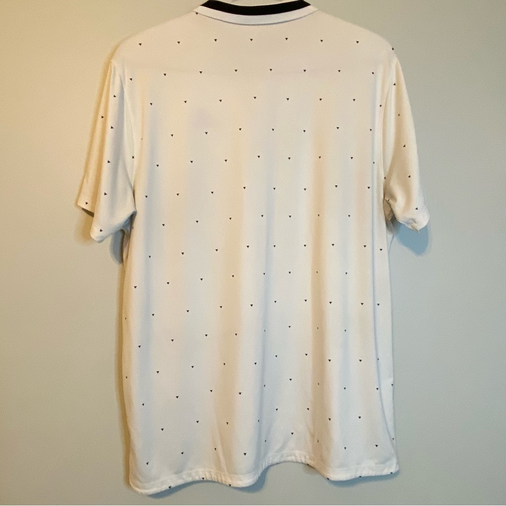 Nike White Polo with Navy Accents - Picture 5 of 7